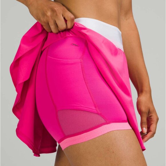 Lululemon Court Rival High Rise Skirt Sonic Pink - Picture 4 of 11